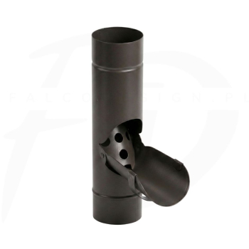 Łapacz deszczówki stalowy ⌀ 90 firmy KROP kolor ciemny brąz